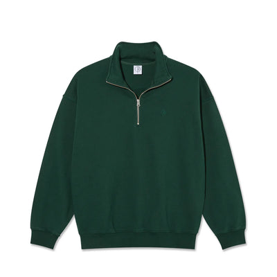 Polar Frankie Half Zip Sweater Dark Emerald