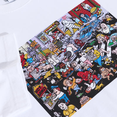 Polar Street Corner Tee White