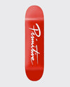 Primitive Nuevo Script Deck Core Red  8.125”