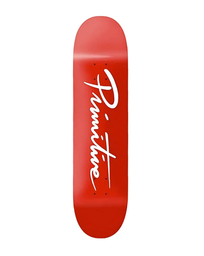 Primitive Neuvo Script Deck Red 8.125"