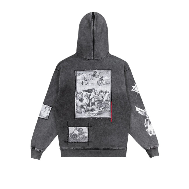 Primitive Century HW Zip Hood Washed Black