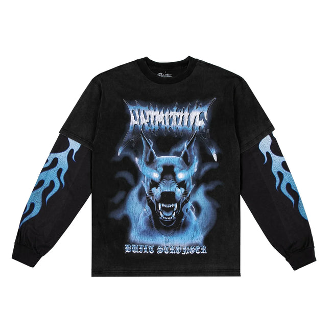Primitive Defender Boxy TWOFER HW Longsleeve Tee Black