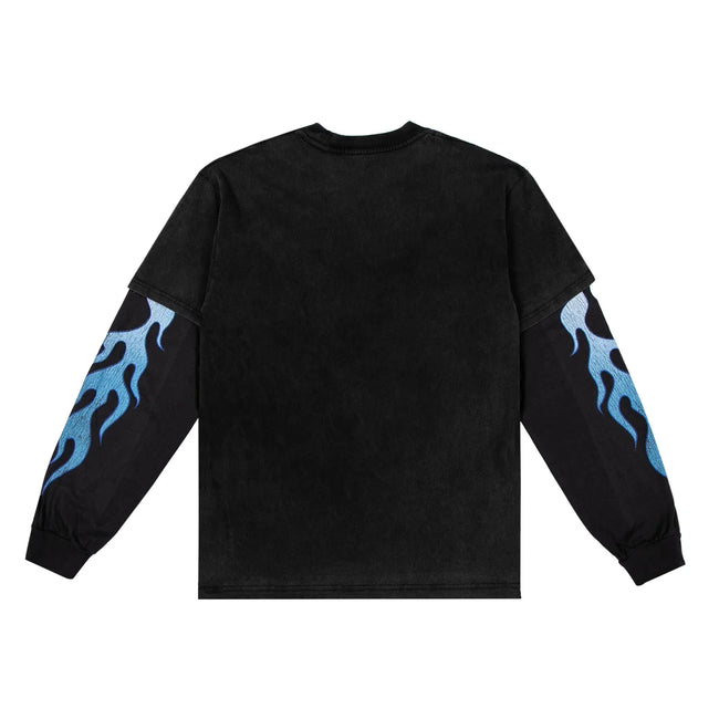 Primitive Defender Boxy TWOFER HW Longsleeve Tee Black