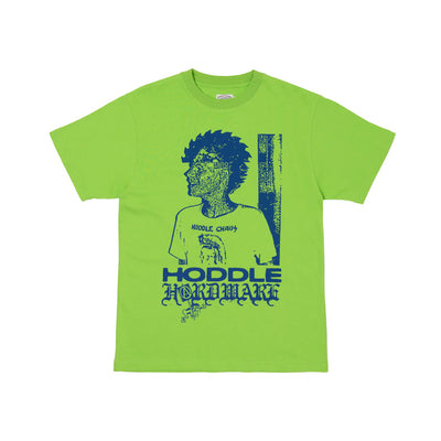 Hoddle Chaos Tee Lime/Blue
