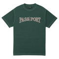 Pass~Port Official Contrast Tee - Washed Forest Green