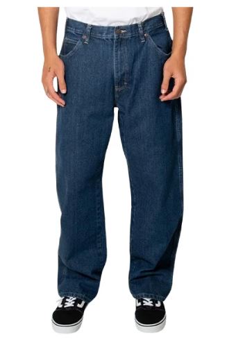 Dickies Relaxed Straight Fit 5-Pocket Jean Stone Washed Indigo