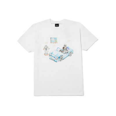 Huf Road Dawg Tee White