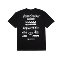 Huf x Toyota Land Cruiser Rosetta T-Shirt Black