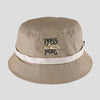 Pass~Port Frog Lure Anglers Bucket Hat - Khaki Size Large