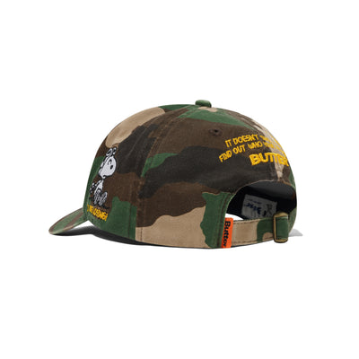 Butter Goods Rats 6 Panel Cap Washed Camo