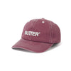 Butter Goods Rounded Logo Cap Washed Burgundy