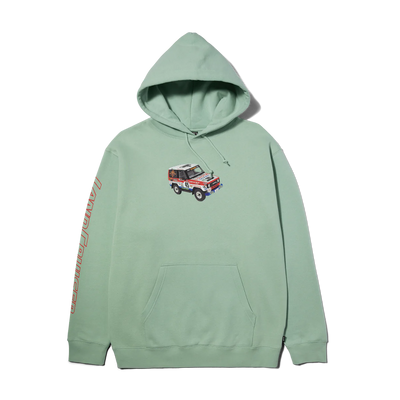 Huf x Toyota Land Cruiser Sahara Rally Hoodie Spring Green