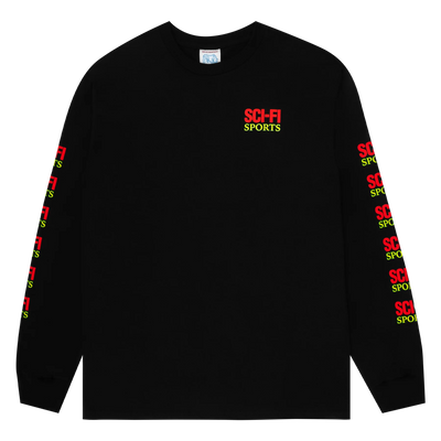 Sci-Fi Fantasy Sports Longsleeve Tee Black
