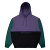 Sci-Fi Fantasy Colorblocked Hood Purple/Black/Green