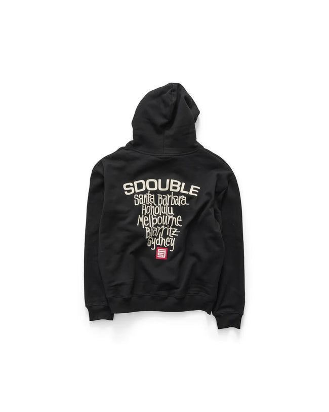 S-Double Cities Pullover Hoodie Black