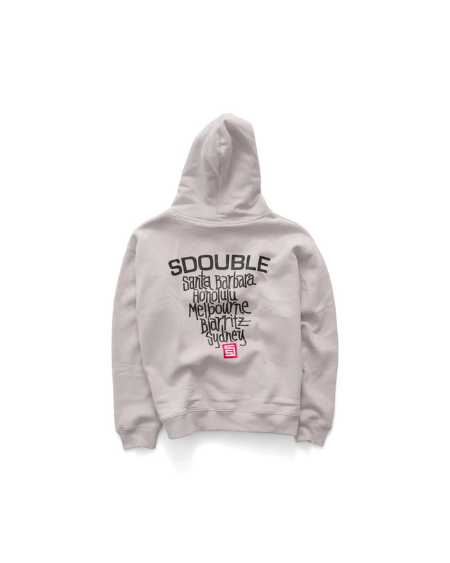 S-Double Cities Pullover Hoodie Ice Grey