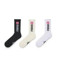 S-Double S Cube Mid Block Sock 3 Pack