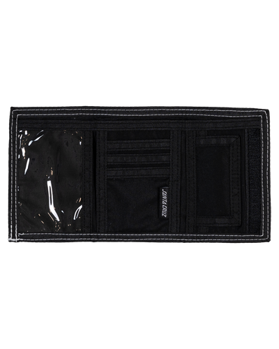 Santa Cruz Breaker Check Opus Dot Velcro Wallet Black
