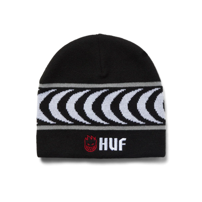 Huf X Spitfire Skull Beanie Black