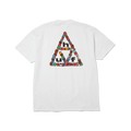 Huf X Spitfire Sticker Triple Triangle T-Shirt White