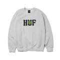 Huf X Spitfire Union Crewneck Heather Grey