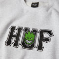 Huf X Spitfire Union Crewneck Heather Grey
