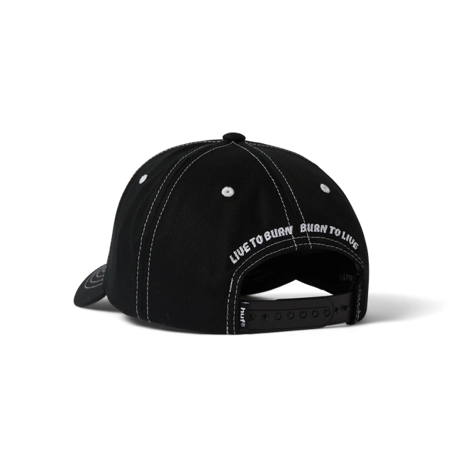 Huf X Spitfire Union Snapback Cap Black