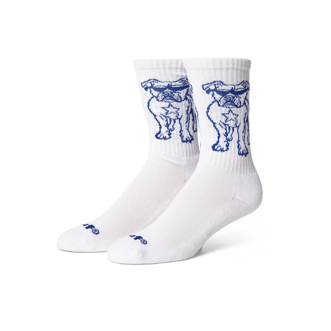 Huf Star Pup Crew Sock white
