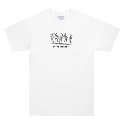 Sci-Fi Fantasy Jesters Priviledge Tee White