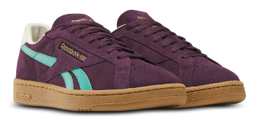 REEBOK CLUB C GROUNDS UK Shoe Midnight Plum/Unleashed Green/Black