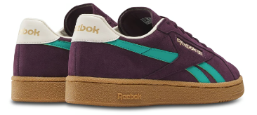 REEBOK CLUB C GROUNDS UK Shoe Midnight Plum/Unleashed Green/Black