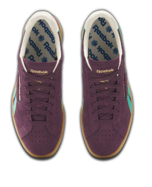 REEBOK CLUB C GROUNDS UK Shoe Midnight Plum/Unleashed Green/Black