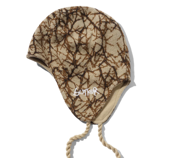 Butter Goods ear Flap Beanie Thorn