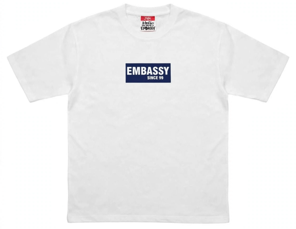 Embassy Box Logo Tee White