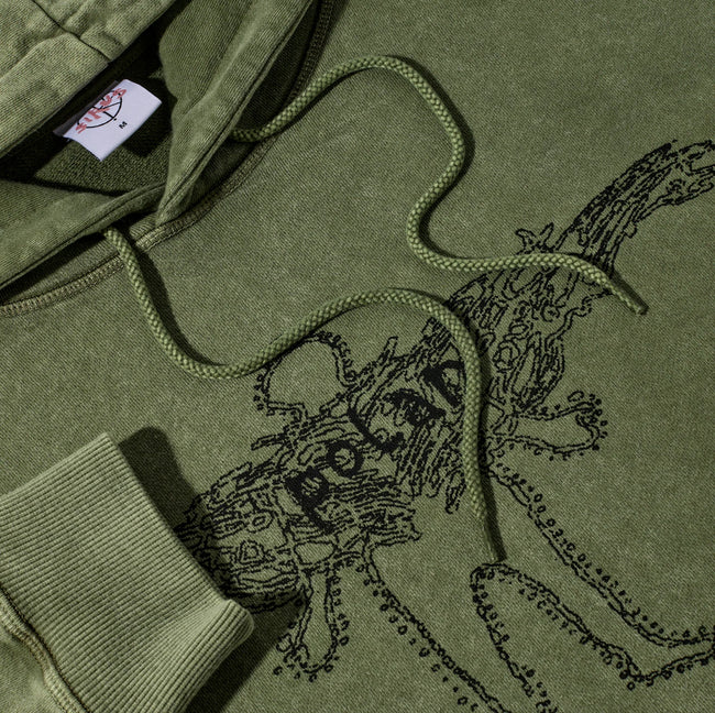 Polar Acid Frank Hoodie | Soul Army Green