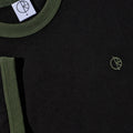 Polar Ringer Tee Black/Uniform Green