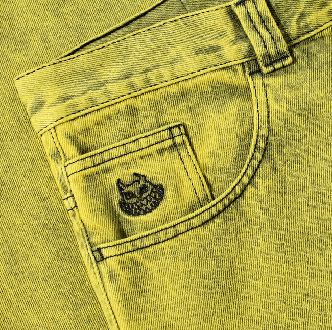 Polar Big Boy Pants | Demon Child - Lemon Black