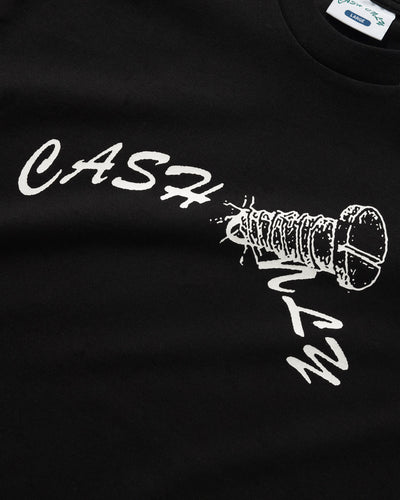 Cash Only Screw Logo Tee Black