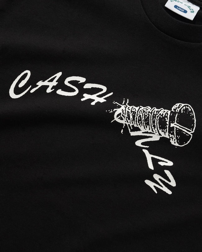 Cash Only Screw Logo Tee Black