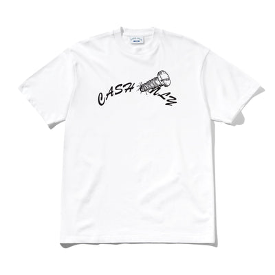Cash Only Screw Logo Tee White