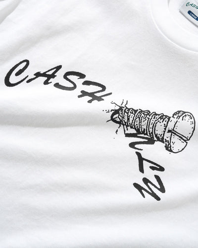 Cash Only Screw Logo Tee White