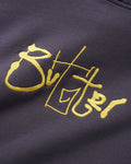 Butter Goods Scribble Pullover Hood Lead Blue
