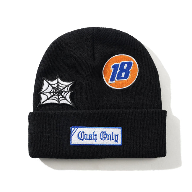 Cash Only Service Beanie Black