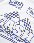 Cash Only Service Tee White