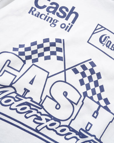 Cash Only Service Tee White
