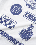 Cash Only Service Tee White
