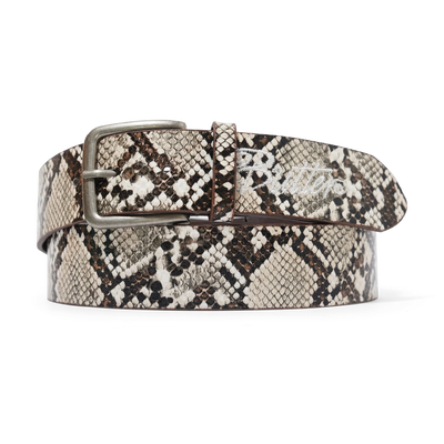 Butter Goods Snake Skin Belt Brown