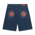 Butter Goods Spider Denim Short Dark Indigo