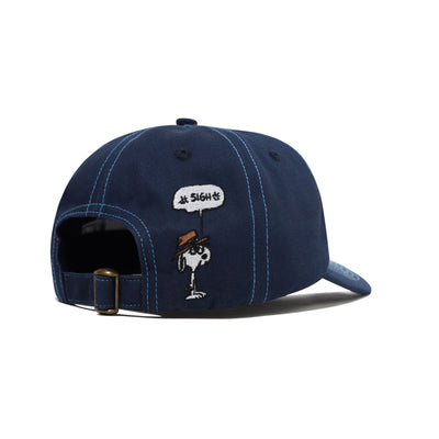Butter Goods Spike5 Panel Cap Navy/Light Blue