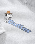 Butter Goods Spike Logo Pullover Hood Ash